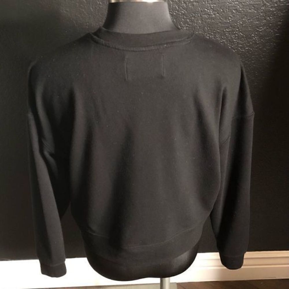 Calvin Klein Monogram Logo Pullover Crop Sweatshirt - Picture 5 of 8